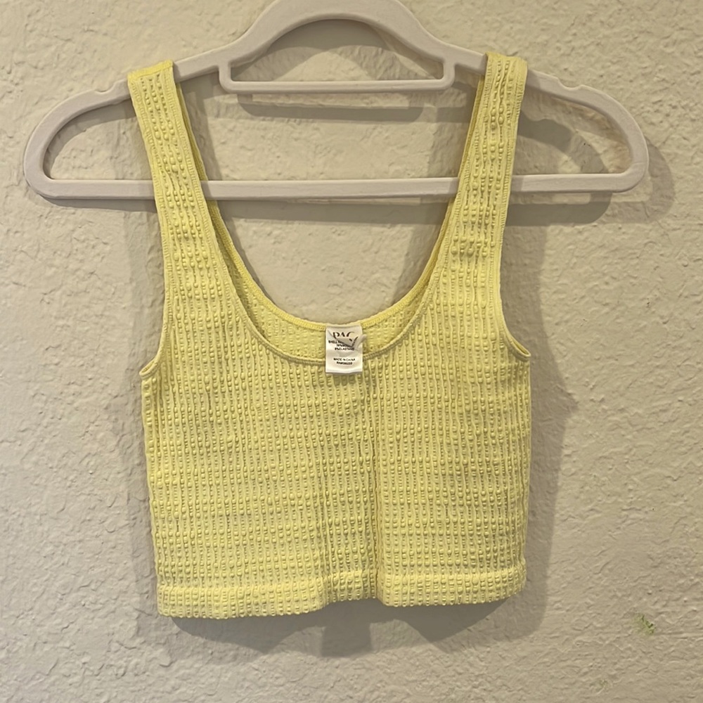 pacsun yellow tank